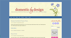 Desktop Screenshot of domesticbydesign.com